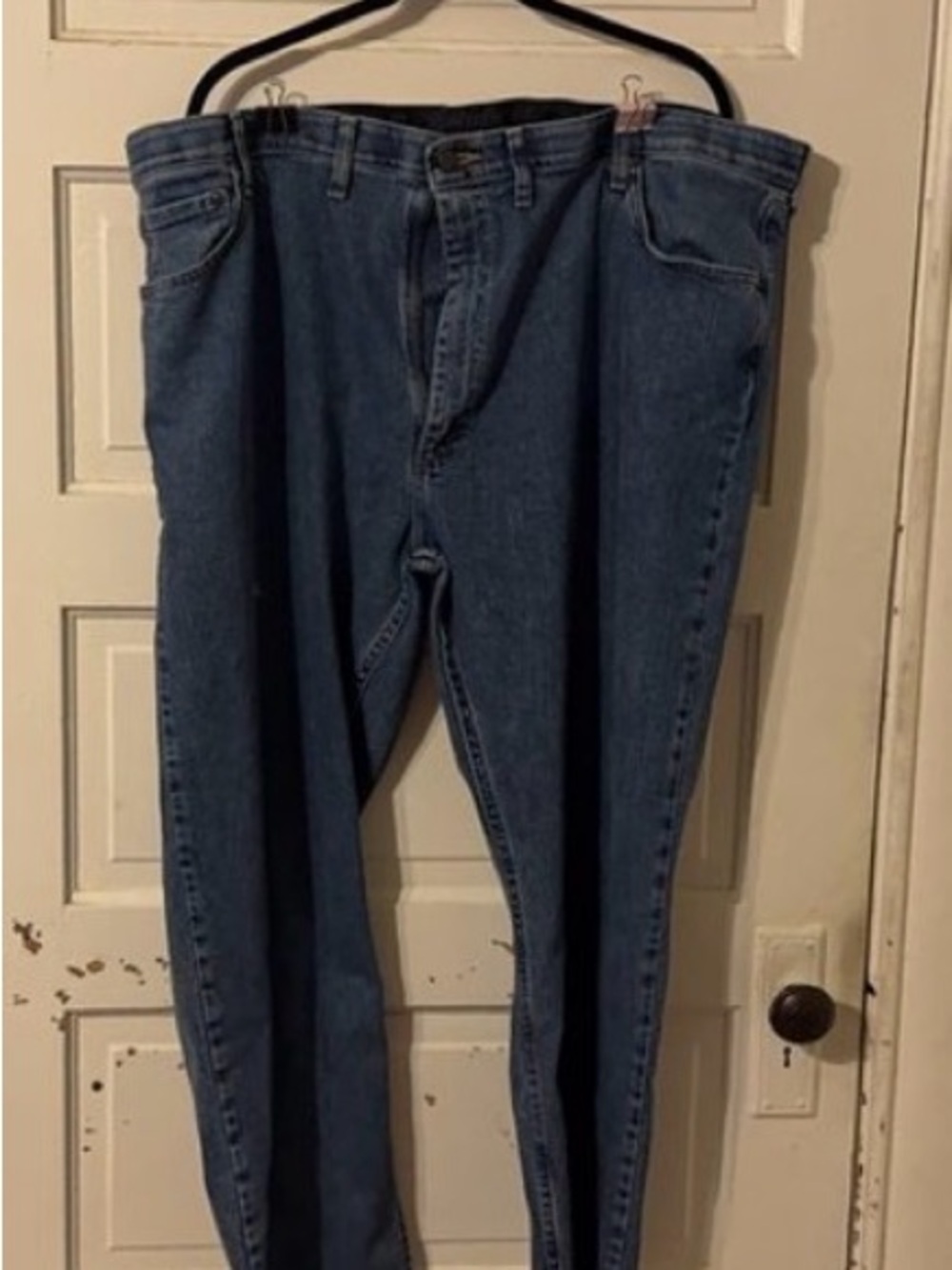 Wrangler Men's Slim Straight Dark Blue Jeans